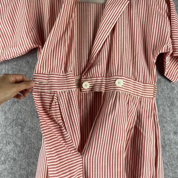 Vintage Ronnie Heller Designs For MJ Dress Womens 4 Red White Stripe Retro USA - Picture 5 of 15